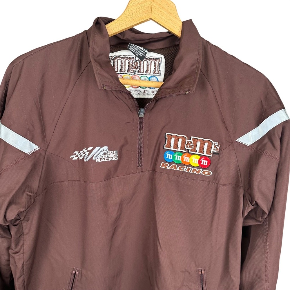 Starter M&M's Racing Joe Gibbs Kyle Busch Racing  1/4 Zip Windbreaker Jacket XS